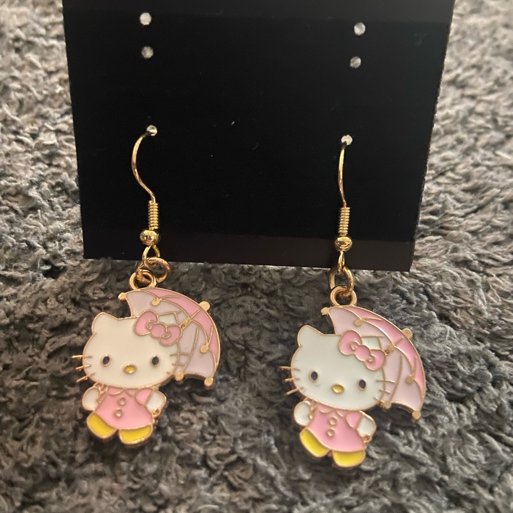 Handcrafted Hello kitty earrings (pick one) - Picture 4 of 13